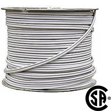 *FULL 150M ROLL* NMD90 WHITE 14/2CU CSA APPROVED IMPORT PVC JACKET CABLE 300V 90 DEG