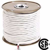 *PER METER CUT* NMD90 WHITE 8/3CU CSA APPROVED IMPORT PVC JACKET CABLE 300V 90 DEG