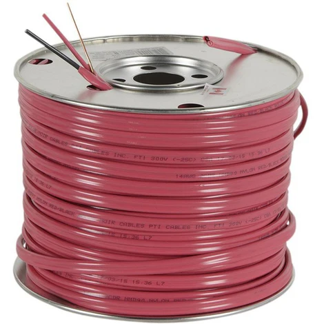 *PER METER CUT* NMD90 RED 10/2CU NORTH AMERICAN PVC JACKET CABLE 300V 90 DEG